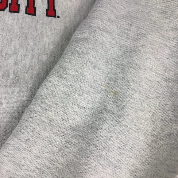 Champion Reverse Weave Northern Illinois Sweatshirt Adult Medium Grey Crewneck - Picture 3 of 14